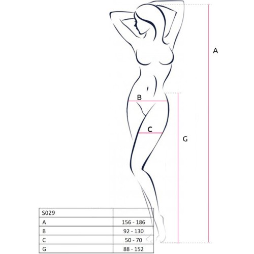 Passion S029 White Stockings | Elegant Seduction