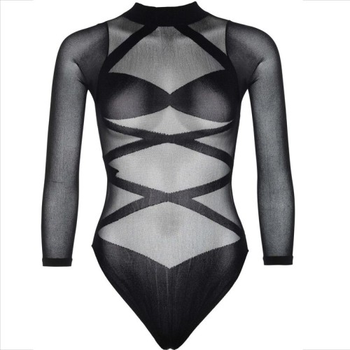 Leg Avenue 2 Piece Body + Thigh Highs Set - Elegant Seduction