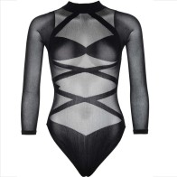 Leg Avenue 2 Piece Body + Thigh Highs Set - Elegant Seduction