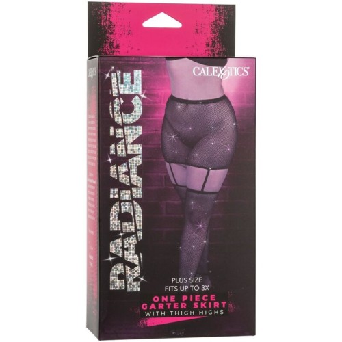 Falda De Liga Hasta El Muslo Talla Grande Radiance