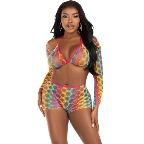 Leg Avenue Multicolor Set for Bold Expressions