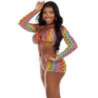 Conjunto Multicolor de Leg Avenue para Expresiones Atrevidas