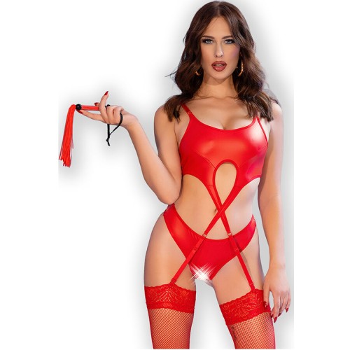 Chilirose CR 4625 Crotchless Set Red Size S