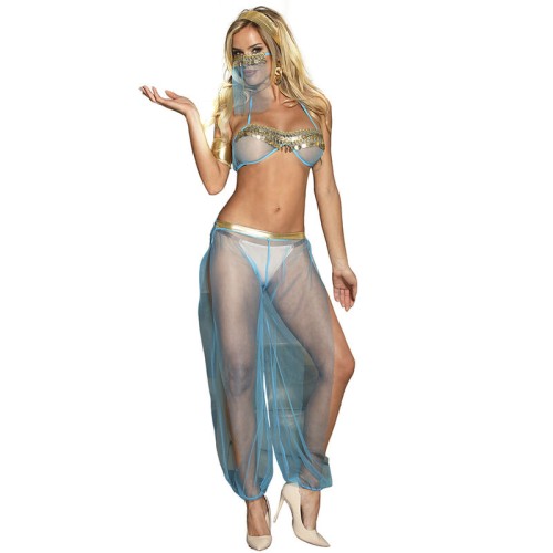 Subblime Blue India Style Lingerie Set - L/XL