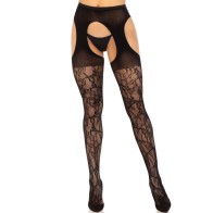 Medias de Liguero de Encaje Leg Avenue para Elegancia