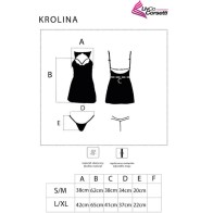 Krolina Chemise and G-String Set