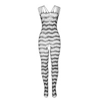Subblime - Bodystocking Crotchless De Rejilla para la Máxima Seducción