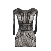 Subblime - 951931 Vestido De Rejilla Corto Con Espalda Descubierta Talla ún