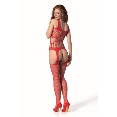 Passion BS 106 Bodystocking Rojo - Desata Tu Diosa Interior