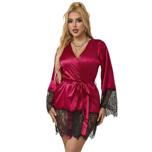Subblime - Elegante Camisón de Encaje Rojo - Sexy y Sofisticado