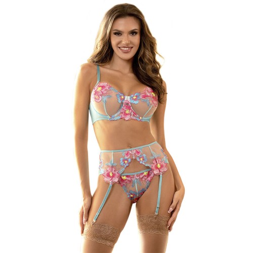 Subblime Floral Bra and Panties Set for Elegance