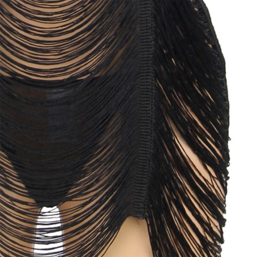 Vestido De Tiras + Tanga Negro S/M - Elegancia Definitiva