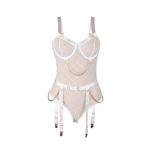 Buy Subblime Crotchless Body with Chains and Garters