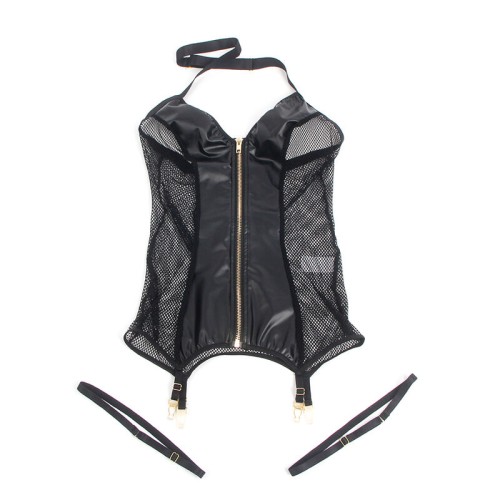 Subblime - Vestido De Rejilla Negro - Elegancia Irresistible