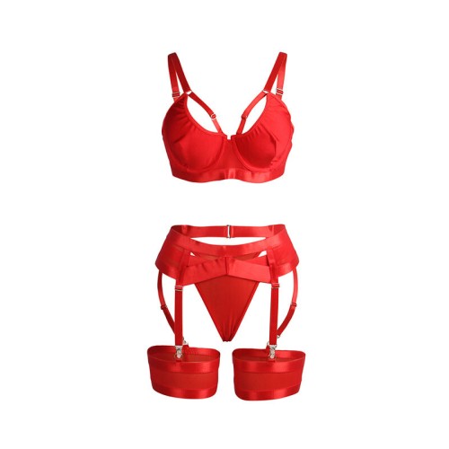 Subblime Red Bondage Set for Sensual Adventures
