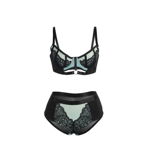 Subblime Conjunto Sujetador Con Cremallera De Malla Verde