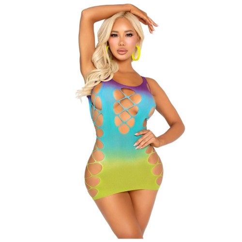 Leg Avenue Seamless Mini Dress Red Floral