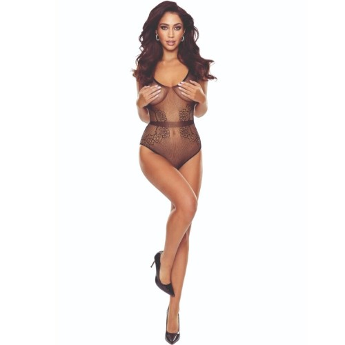 Passion Black Fishnet Bodystocking - Sensual Elegance