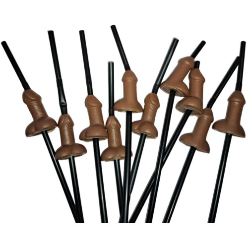 Funny Pene-Shaped Straws Pack of 10