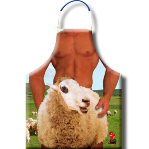 Playful Sheep Apron for Parties