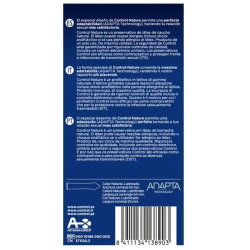 Control Nature Condoms Pack 12
