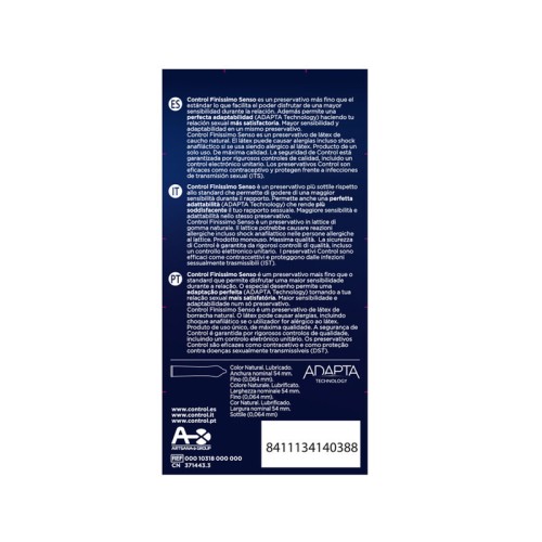 Control Adapta Senso Condoms 12 Units
