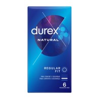 Durex Natural Classic Condoms 6 Units