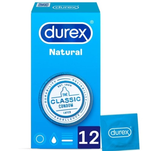 Durex Natural Plus 12 Units - Safe Protection