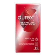 Durex Sensitive Total Contact Condoms 12 Units - Ultimate Protection