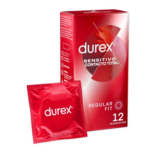 Durex Sensitive Total Contact Condoms 12 Units - Ultimate Protection
