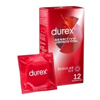 Durex Sensitive Total Contact Condoms 12 Units - Ultimate Protection
