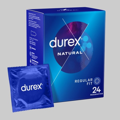 Durex Natural Plus 24 Condoms for Safe Pleasure