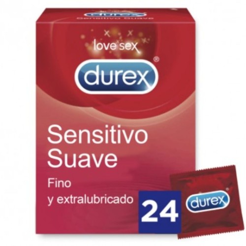 Durex Sensitive Soft High-Quality Condoms 24 Pack