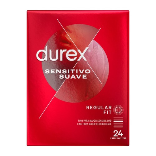 Durex Sensitive Soft High-Quality Condoms 24 Pack