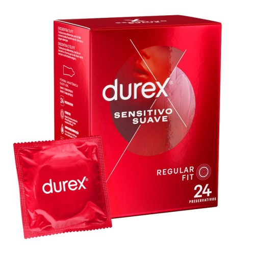 Durex Sensitive Soft High-Quality Condoms 24 Pack