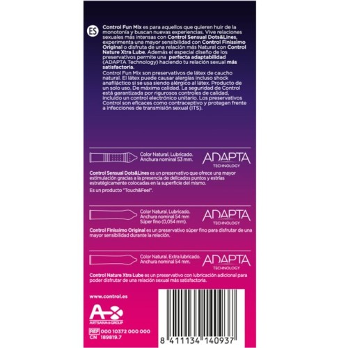 Control Feel Fun Mix Condom Pack for Enhanced Pleasure