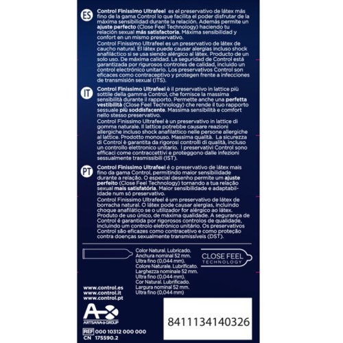 Control Adapta Finissimo Ultrafeel 10 pcs