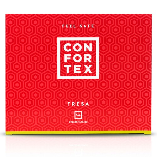 Condoms Strawberry Flavor 144 Pcs Box