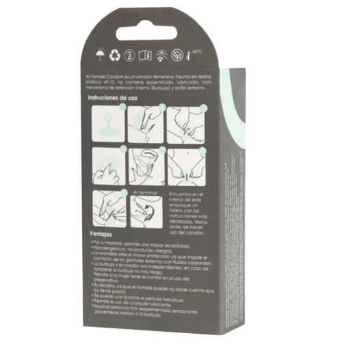 Latex-Free Female Condom for Control