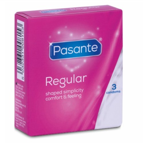 Pasante Regular Condom Pack of 3