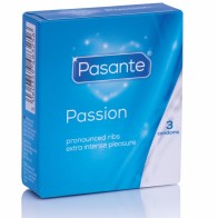 Pasante Ribbed Passion Condoms | Intense Pleasure