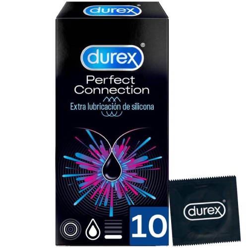 Durex Perfect Connection Extra Lubrication Condoms - 10 Pack