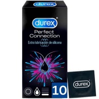 Durex Perfect Connection Extra Lubrication Condoms - 10 Pack