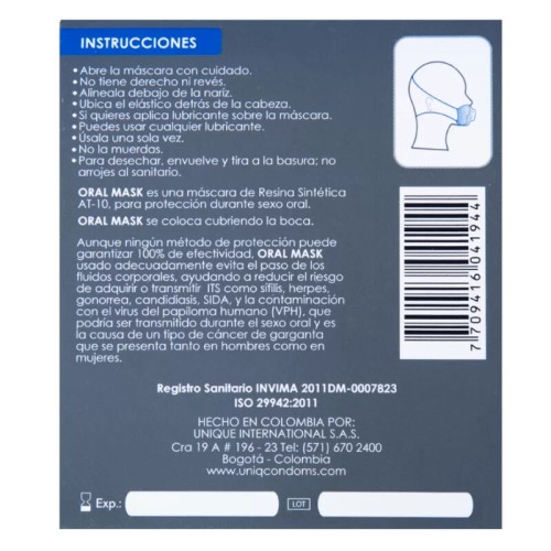 Oral Mask Latex-Free Condoms for Safe Pleasure