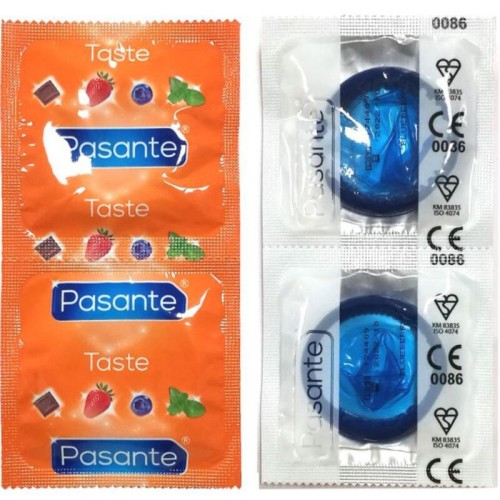 Pasante Blueberry Flavored Condoms for Sweet Pleasure