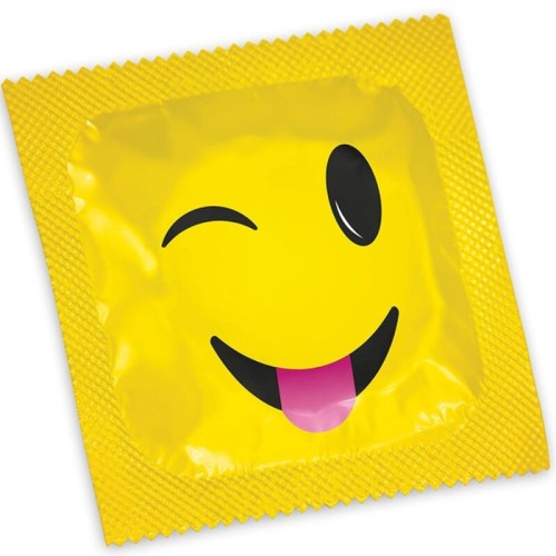 Smiley Condom Pack 144 Units for Fun Parties