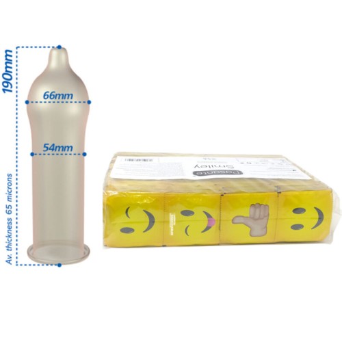 Preservativos Smiley Bolsa 144 Unidades para Fiestas Divertidas