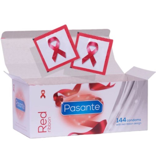 Red Ribbon Condoms Pack of 144 Units - Promoting Safe Sex