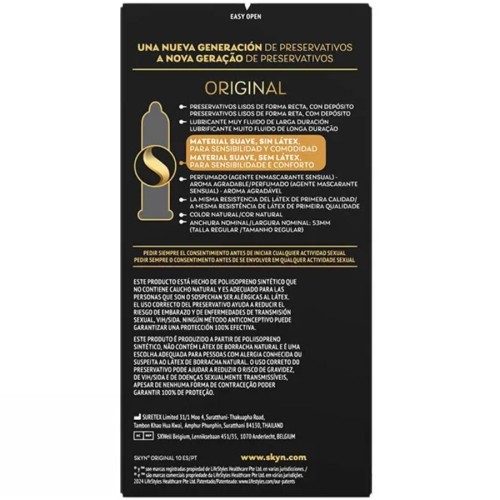 SKYN Original Condoms for Natural Feel and Comfort