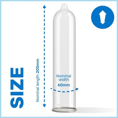 King Size Long Condoms 12 Pack for Comfort